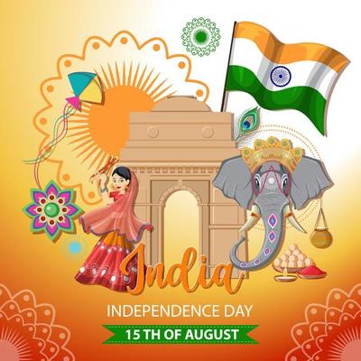 India Independence Day Poster