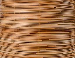 nature background of brown handicraft weave texture rattan surfac photo