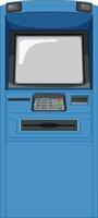 ATM machine isolated on white background vector