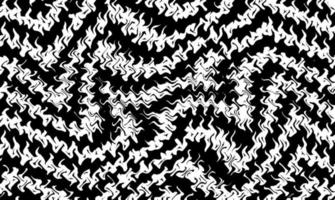 abstract black and white pattern like psychedelic vector