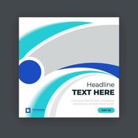 Business and marketing social media banner vector