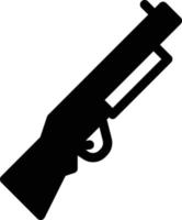 Ilustración de vector de rifle en un fondo. Símbolos de calidad premium. Iconos vectoriales para concepto y diseño gráfico.