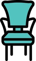 chair vector illustration on a background.Premium quality symbols. vector icons for concept and graphic design.