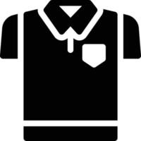 ilustración de vector de camisa en un fondo. símbolos de calidad premium. iconos vectoriales para concepto y diseño gráfico.