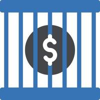 jail vector illustration on a background.Premium quality symbols. vector icons for concept and graphic design.