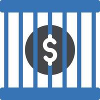 jail vector illustration on a background.Premium quality symbols. vector icons for concept and graphic design.