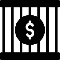 jail vector illustration on a background.Premium quality symbols. vector icons for concept and graphic design.