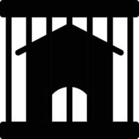 bank jail vector illustration on a background.Premium quality symbols. vector icons for concept and graphic design.