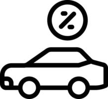 ilustración de vector de coche en un fondo. símbolos de calidad premium. iconos vectoriales para concepto y diseño gráfico.