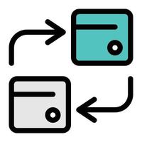 transfer vector illustration on a background.Premium quality symbols. vector icons for concept and graphic design.