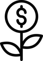 dollar growth vector illustration on a background.Premium quality symbols. vector icons for concept and graphic design.