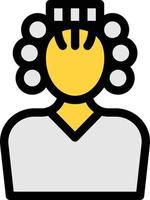 hair vector illustration on a background.Premium quality symbols. vector icons for concept and graphic design.