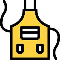 apron vector illustration on a background.Premium quality symbols. vector icons for concept and graphic design.