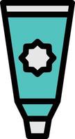 sunblock vector illustration on a background.Premium quality symbols. vector icons for concept and graphic design.