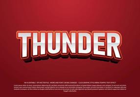 Thunder bold style text effect
