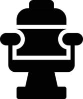 barber chair vector illustration on a background.Premium quality symbols. vector icons for concept and graphic design.