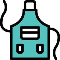 apron vector illustration on a background.Premium quality symbols. vector icons for concept and graphic design.