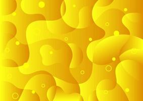 Yellow abstract geometric with color gradient background vector