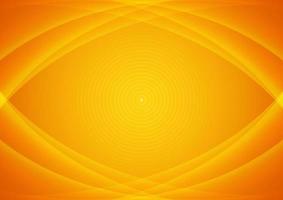 Yellow curve on orange background vector