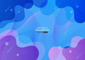 Fluid shape style abstract background design vector