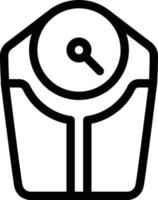 weight meter vector illustration on a background.Premium quality symbols. vector icons for concept and graphic design.