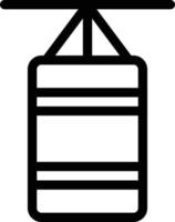 punch bag vector illustration on a background.Premium quality symbols. vector icons for concept and graphic design.
