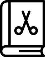 barber book vector illustration on a background.Premium quality symbols. vector icons for concept and graphic design.
