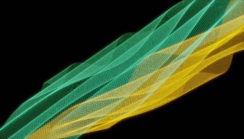 Abstract 3d mesh wave background. Futuristic technology style. Elegant background for business presentations. photo