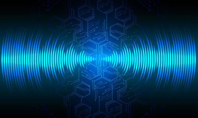 cyber circuit future technology concept background