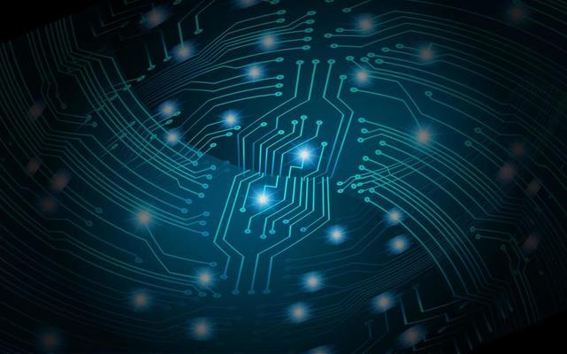 cyber circuit future technology concept background