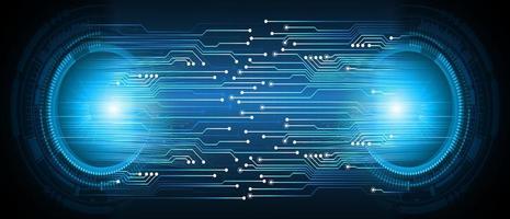 Fondo de concepto de tecnología futura de circuito cibernético vector