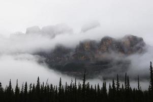 Mountain view in the Canadian Rockies photo