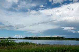 Marsh land in Saskatchewan, Canada. photo