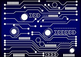 Technology digital line circuit of technology mainboard background vector illustration