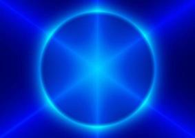 graphics design circle style glow abstract background blue color tone vector illustration