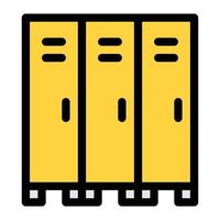 locker vector illustration on a background.Premium quality symbols. vector icons for concept and graphic design.