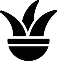 Ilustración de vector de planta de aloe vera en un fondo. Símbolos de calidad premium. iconos vectoriales para concepto y diseño gráfico.