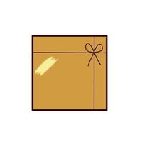 Aesthetic Gift Box vector