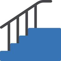 ilustración de vector de escalera en un fondo. símbolos de calidad premium. iconos vectoriales para concepto y diseño gráfico.