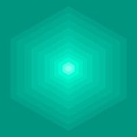 Hexagon shape digital art design abstract background wallpaper template pattern vector illustration