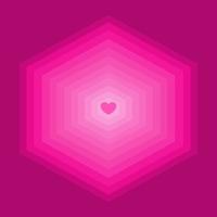Abstract background hexagon vibrant texture wallpaper template pattern vector illustration