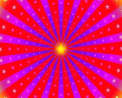 Star sunburst fractal lighting rainbow ray shiny explosion celebrate atstract background vector illustration