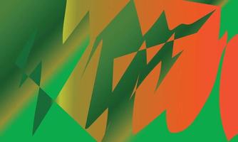 background with green, yellow and orange colors vector