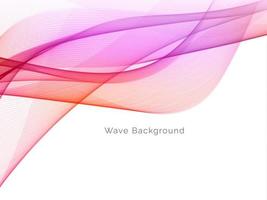 Fondo abstracto de estilo de onda de movimiento colorido vector