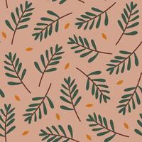 Branches autumn pattern vector