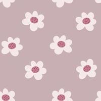 Flower pastel pink pattern 2 vector