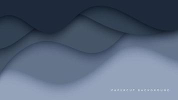 Dark color papercut background vector