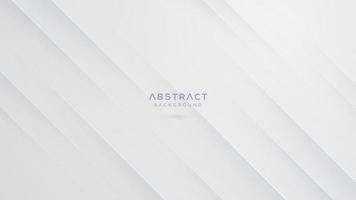 Abstract geometric white and gray gradient background vector