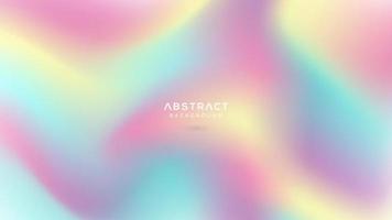 Modern abstract pastel gradient background vector