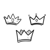 crown art doodle vector